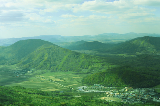 帽儿山群山