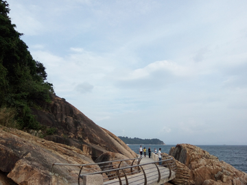 海滨栈道风景