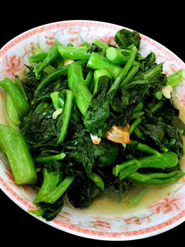 炒芥兰菜
