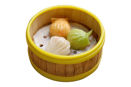 御品三色虾饺