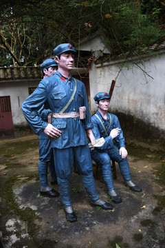 红军长征 雕像雕塑 士兵 红军