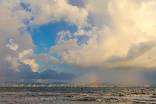 海南三亚三亚湾风景