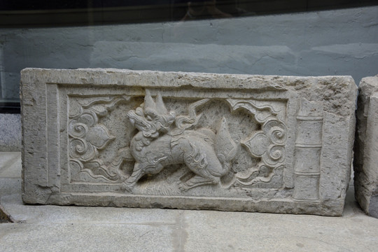 中式元素浮雕石刻