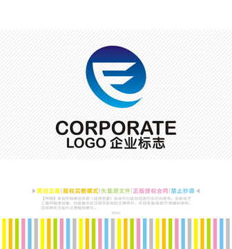 Fe字母logo