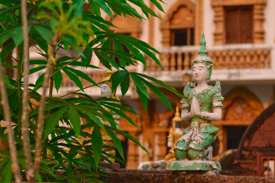 布帕兰寺内的佛像