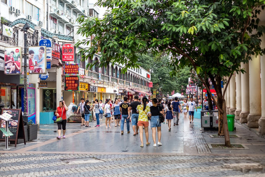 桂林商业街街景
