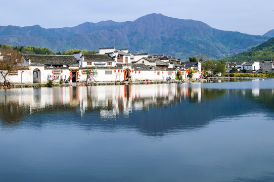 宏村前湖风景
