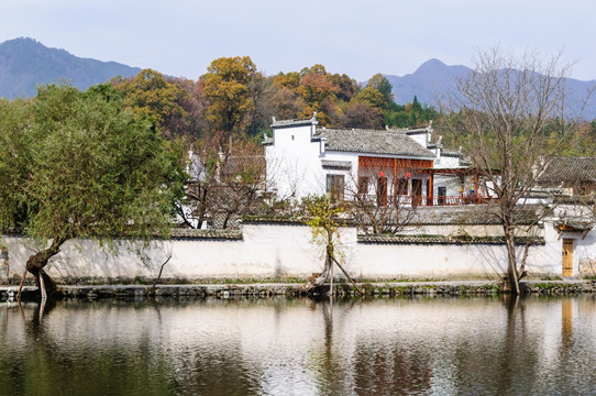 宏村前湖风景
