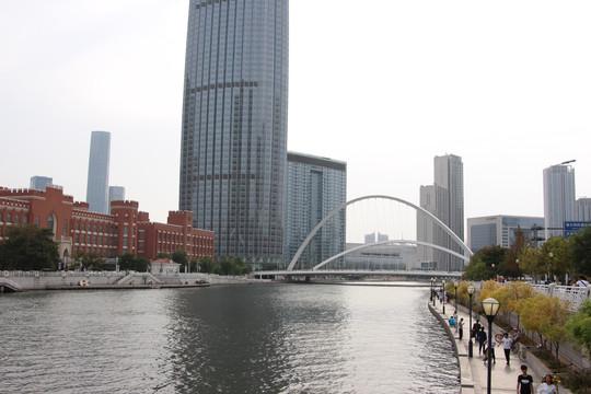 海河风光