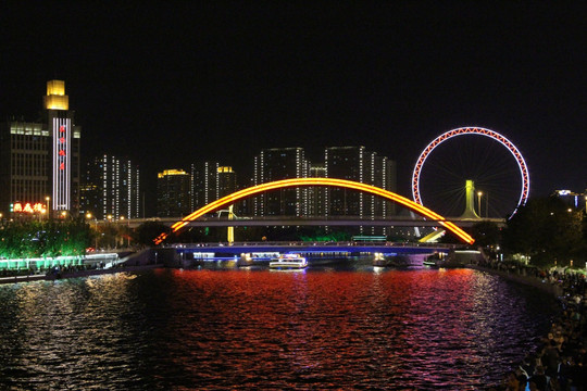 海河夜景