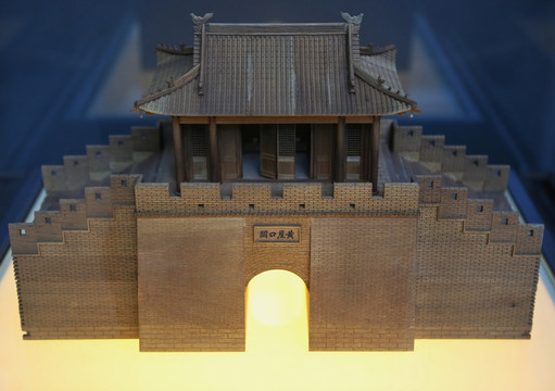 黄崖关城楼模型