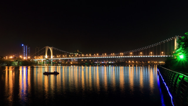 柳州 柳江夜景 红光大桥夜景