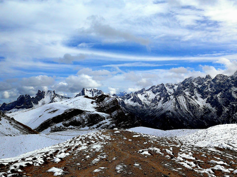 扎尕那雪山风光