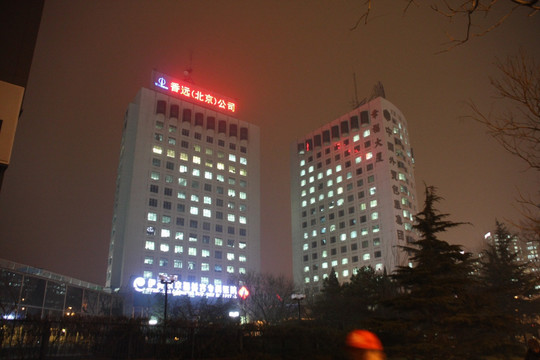 北京城市夜景