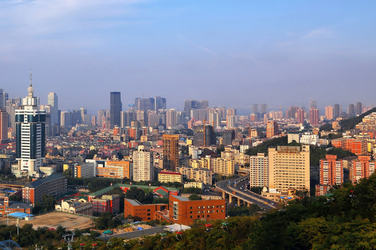 大连城市天际线风光