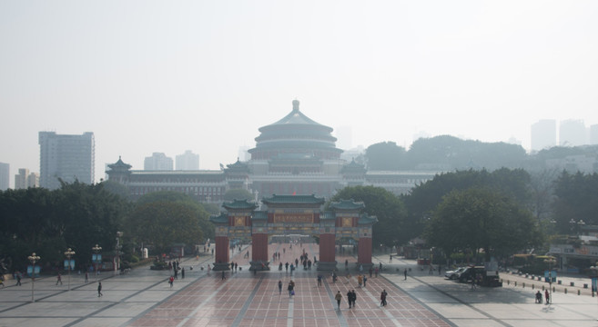 重庆市人民大礼堂 高清大图