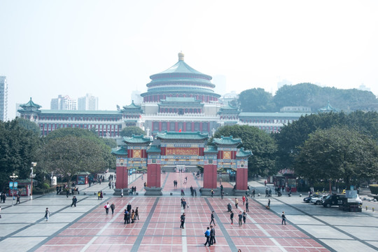重庆市人民大礼堂 高清大图