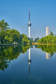 湖畔美景 滨湖风景画 高清大图