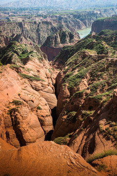 靖边黄土高原红层地貌