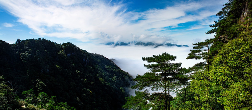 羊狮慕 云海 青山