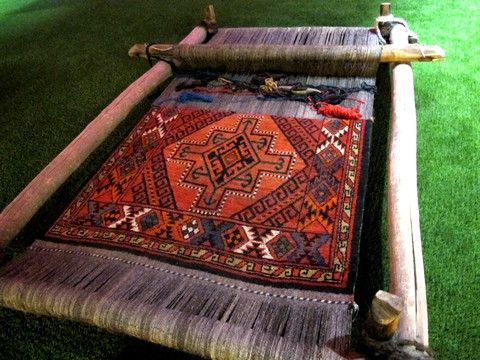 地毯 毛毯 纺织 织机 手工