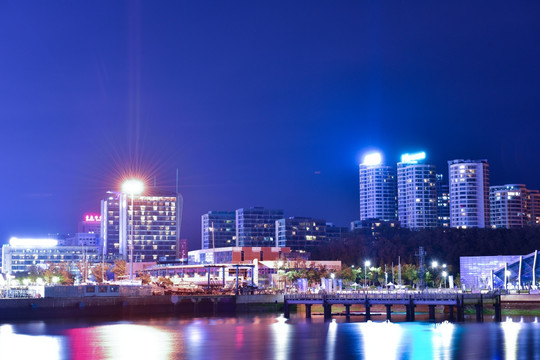 青岛城市夜景