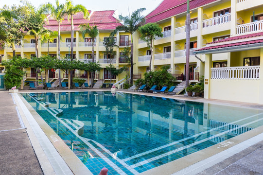 泰国甲米酒店泳池