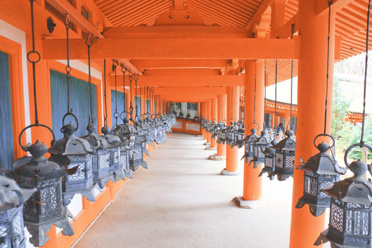 日本关西奈良春日大社 神社