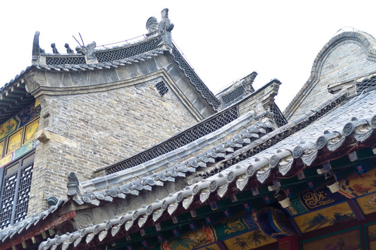 中国古建筑 屋檐青瓦