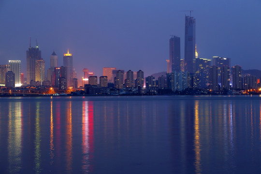 大连钻石湾夜景