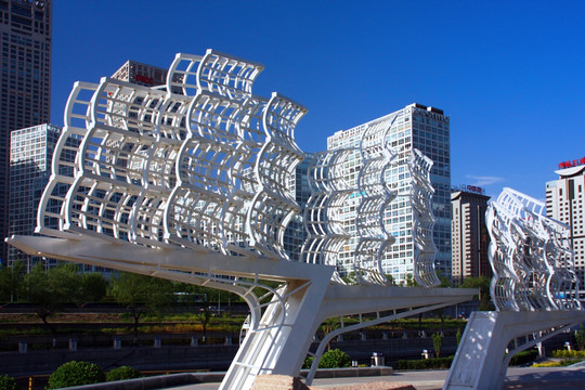 北京建外SOHO雕塑