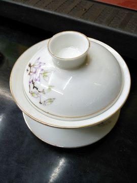 莲花茶杯
