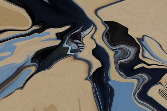抽象画 油画 TIF无分层