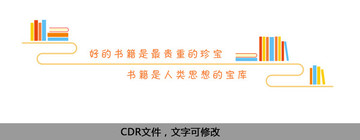 阅览室文化墙 校园文化墙