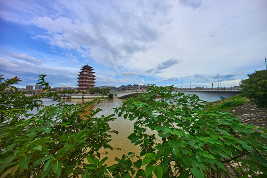 惠州东新桥与合江楼