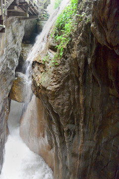 清澈山溪 涓涓流水 山涧清流