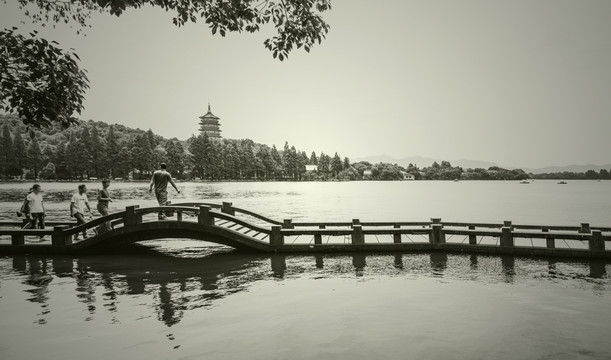 西湖老照片 杭州西湖怀旧照片