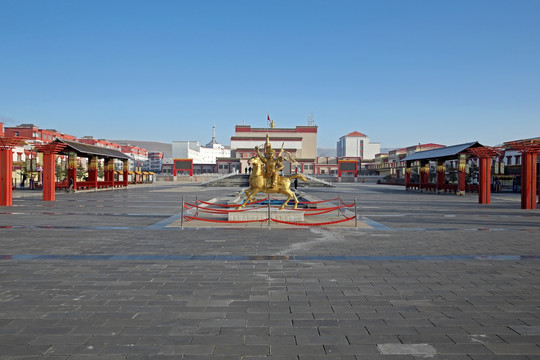 玛曲格萨尔王广场