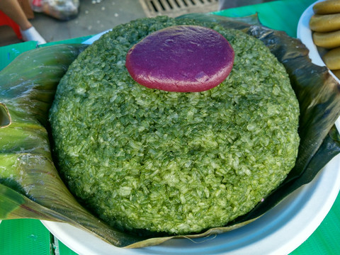 绿色糯米饭