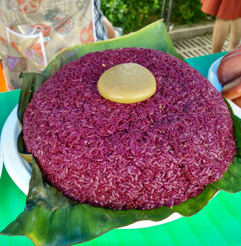 紫色糯米饭