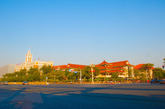 北京西长安街街景