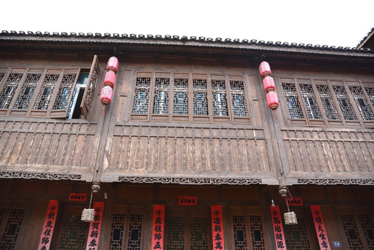 木房子 中式建筑 老房子 中式