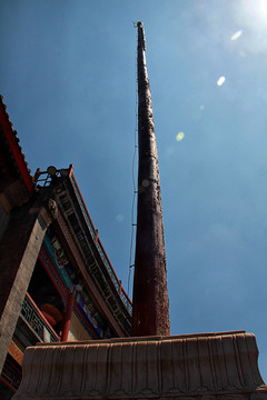 天津老街 桅杆