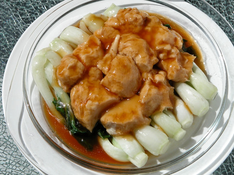 高汤扒油菜