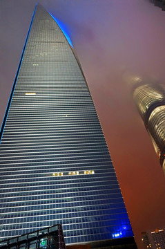 环球金融上海中心大厦夜景