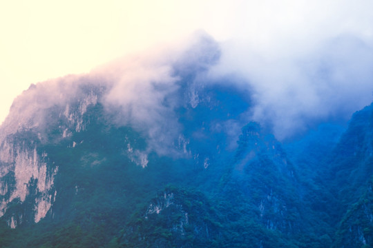 高山云雾