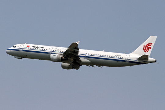 民航 飞机起飞 中国国际航空