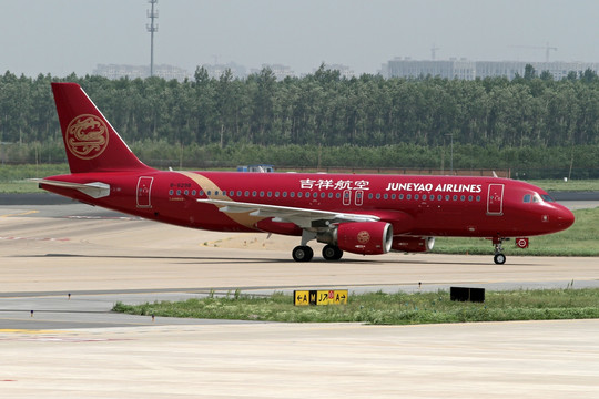 飞机 航班 滑行 吉祥航空