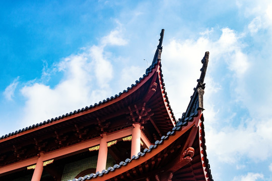 中式建筑 屋檐