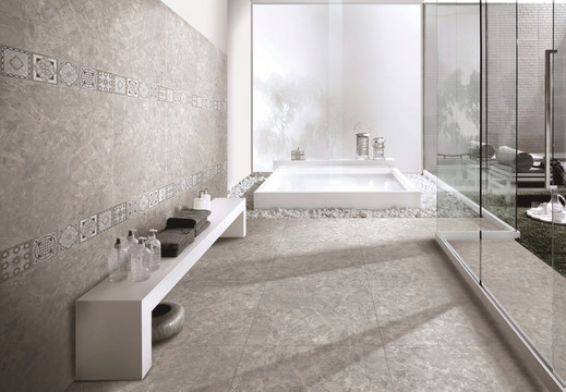 柔光砖效果图浴室